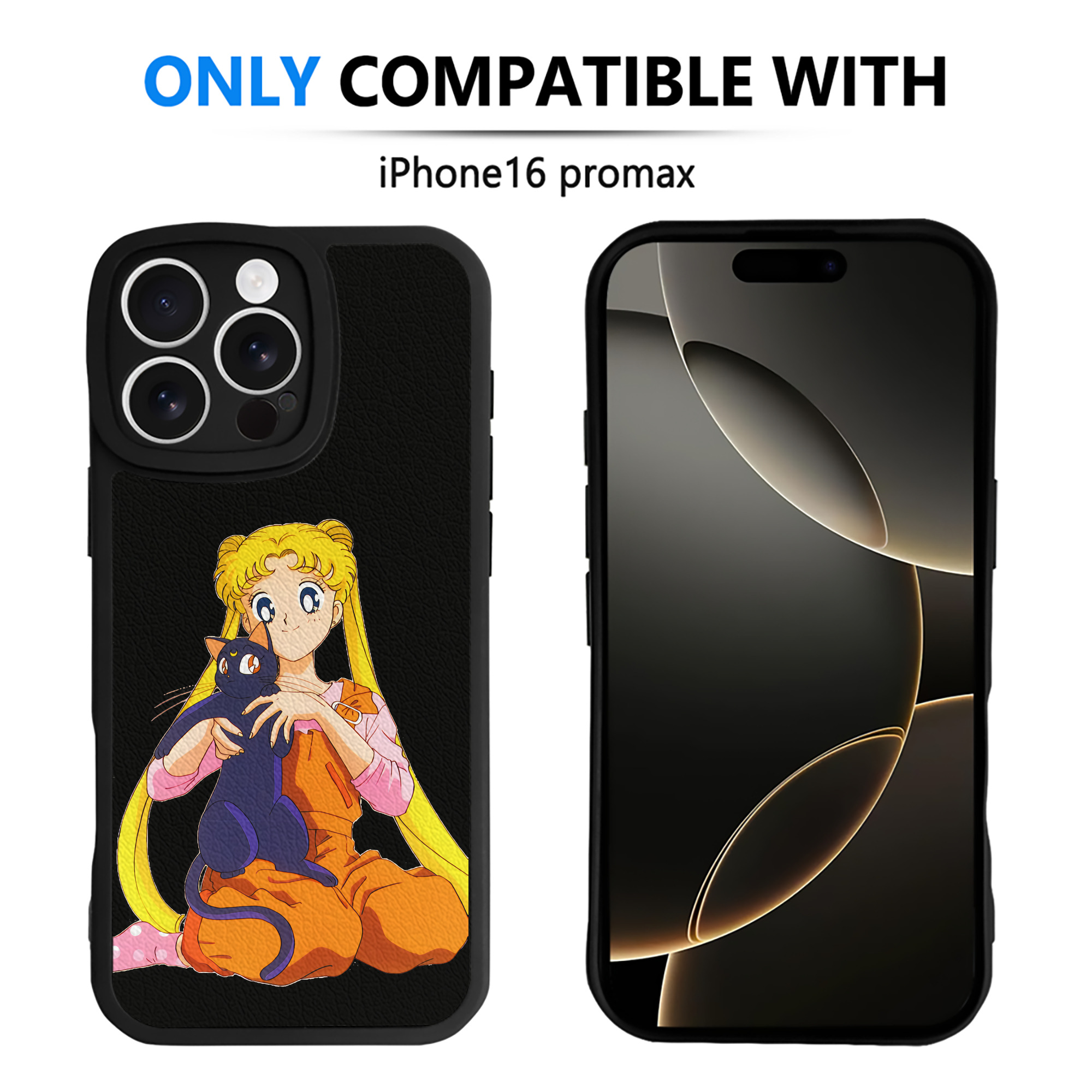 （画像用） 美少女戦士セーラームーン 愛野 美奈子 あいの みなこ Sailor Moon Aino Minako 【iPhone 16シリーズ対応】シリコンスマホケース（レザー調） 材質：シリコン